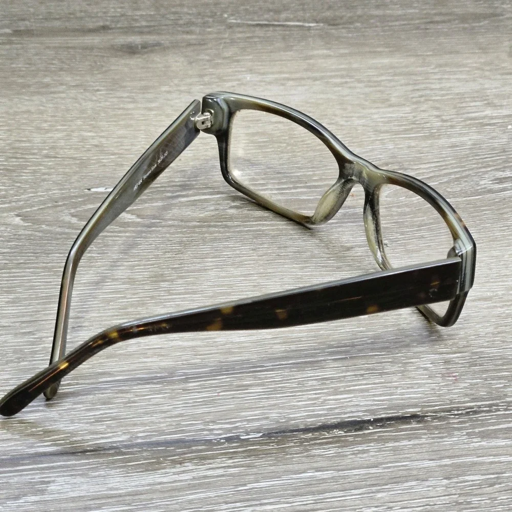 Artistik Eyewear Capri ART 404 Havana Horn Eyeglass Frame Only Rectangular 56-19